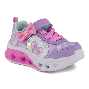 Skechers Flutter Heart Mädchen Sneaker Lila von Skechers