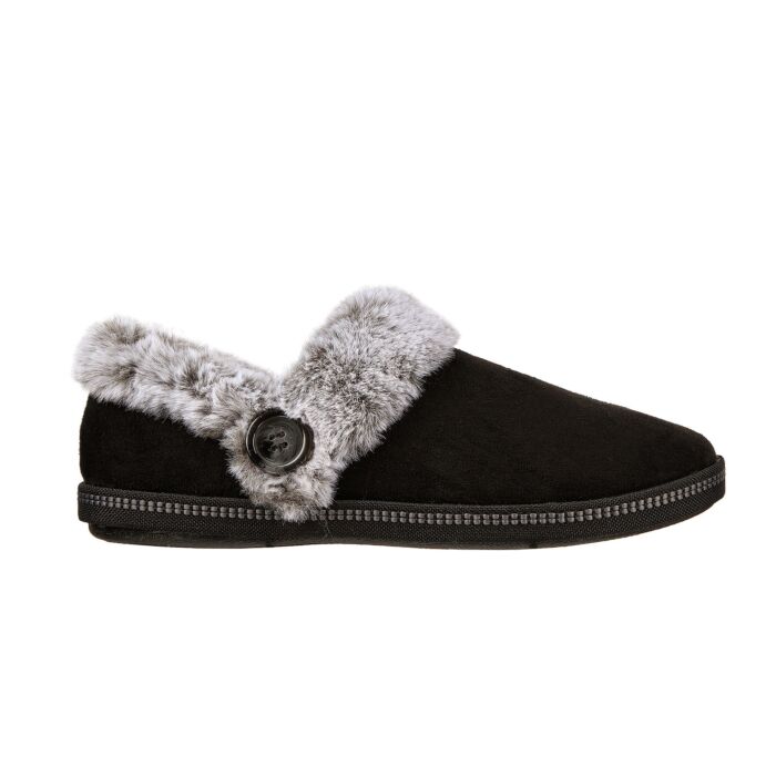 Skechers Hausschuh für Damen mit Warmfutter schwarz Skechers Hausschuh für Damen mit Warmfutter schwarz von Skechers