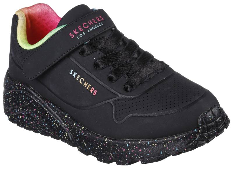 Skechers Keilsneaker »Uno Lite - Rainbow Speckle«, Freizeitschuh, Halbschuh, Schnürschuh mit gesprenkelter Laufsohle von Skechers