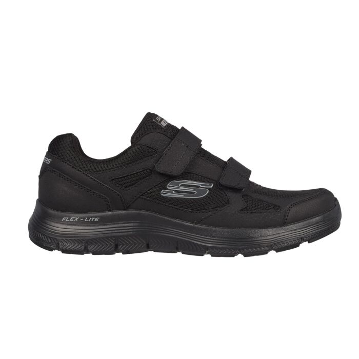 Skechers Klett-Sneaker für Herren aus Softmaterial schwarz, 41 von Skechers