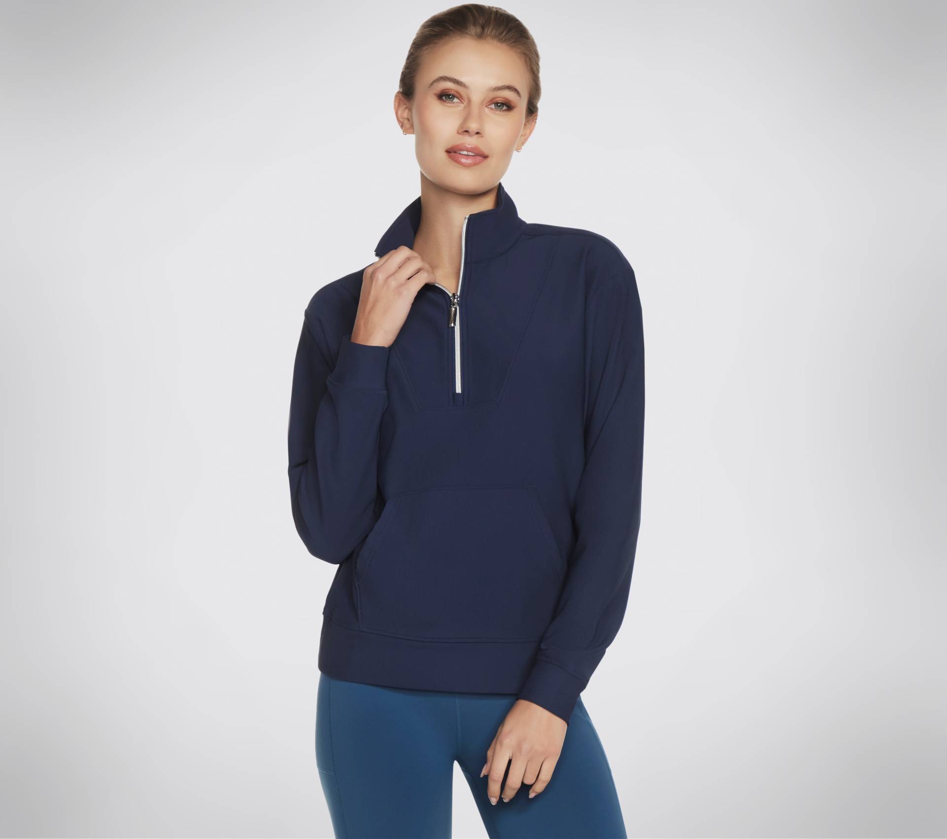 Skechers Rollkragenpullover »GOLUXE RIB 1/4 ZIP« von Skechers