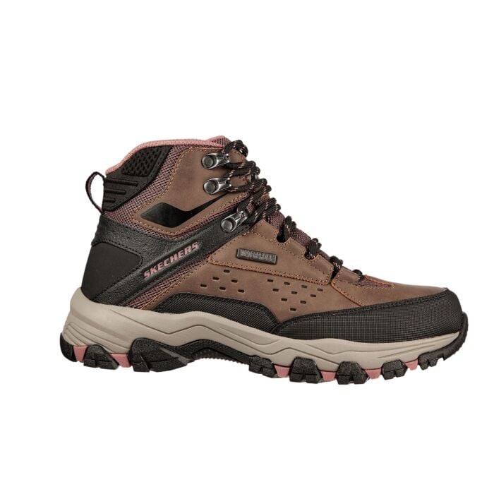 Skechers Mid Cut Trekking- und Wanderschuh für Damen braun, 35 von Skechers