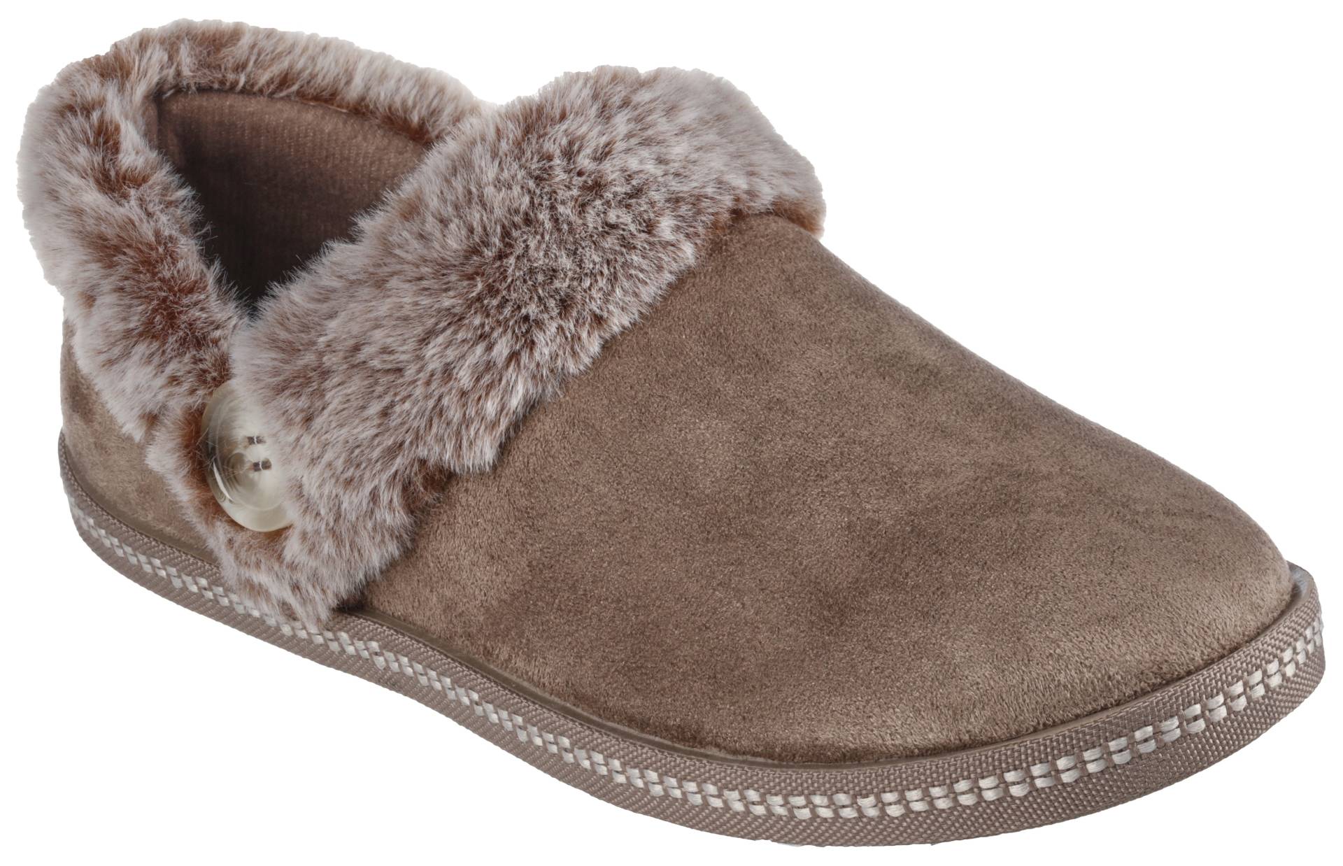 Skechers Pantoffel »COZY CAMPFIRE FRESH TOAST«, mit Fellimitat-Kragen von Skechers