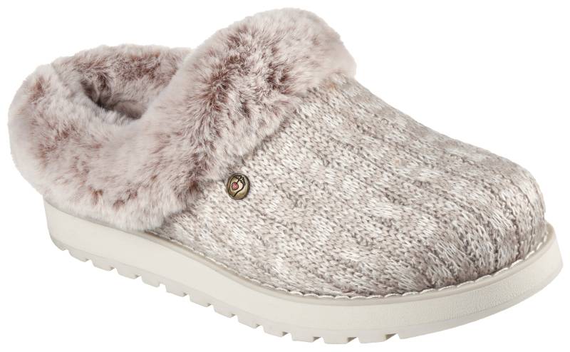 Skechers Pantoffel »KEEPSAKES - ICE ANGEL«, Hausschuh in Strick-Optik von Skechers
