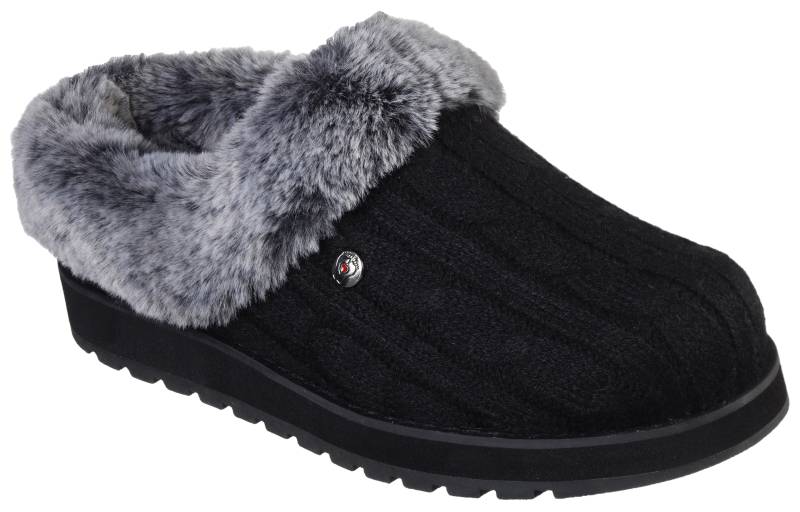 Skechers Pantoffel »KEEPSAKES - ICE ANGEL«, in Strick-Optik von Skechers