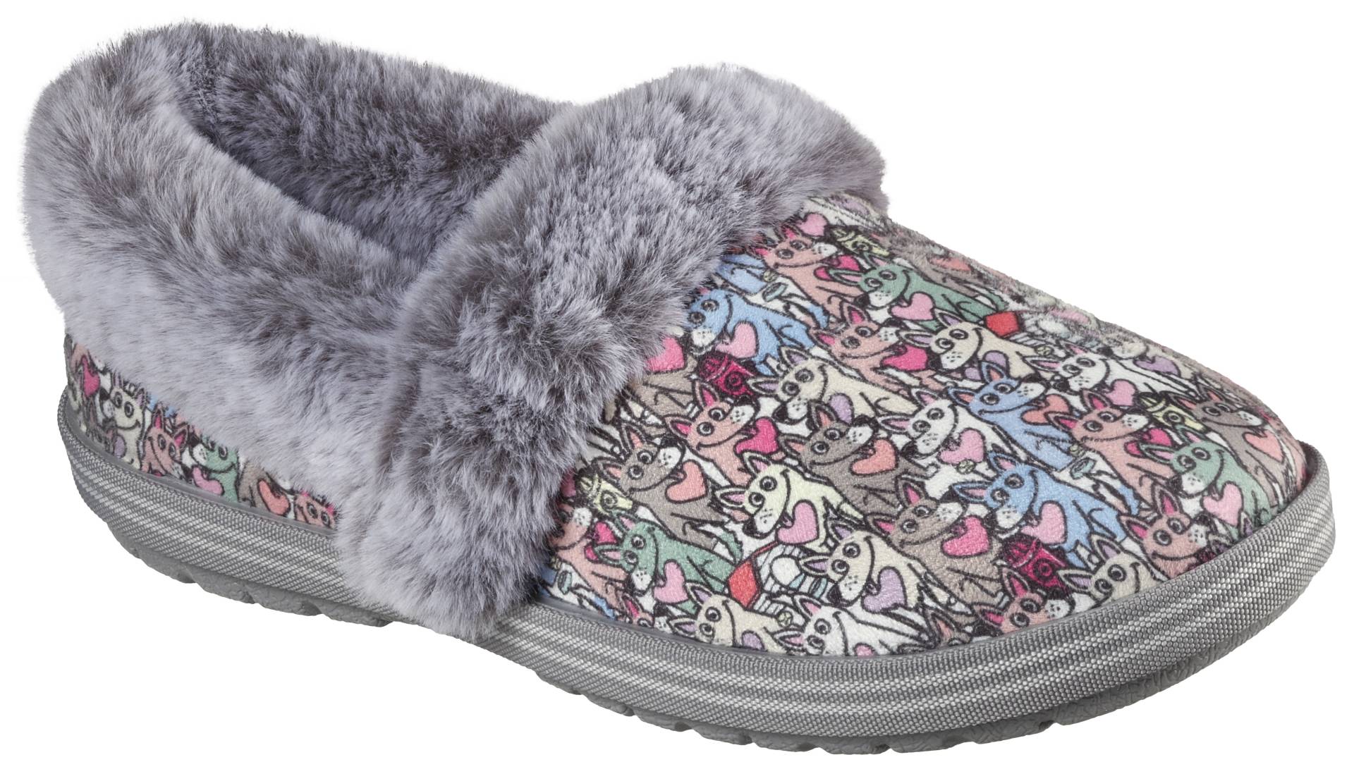 Skechers Pantoffel »TOO COZY«, mit Fellimitat-Besatz von Skechers