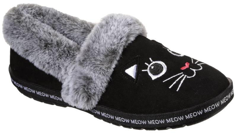 Skechers Pantoffel »TOO COZY MEOW PAJAMAS«, mit gesticktem Katzengesicht von Skechers