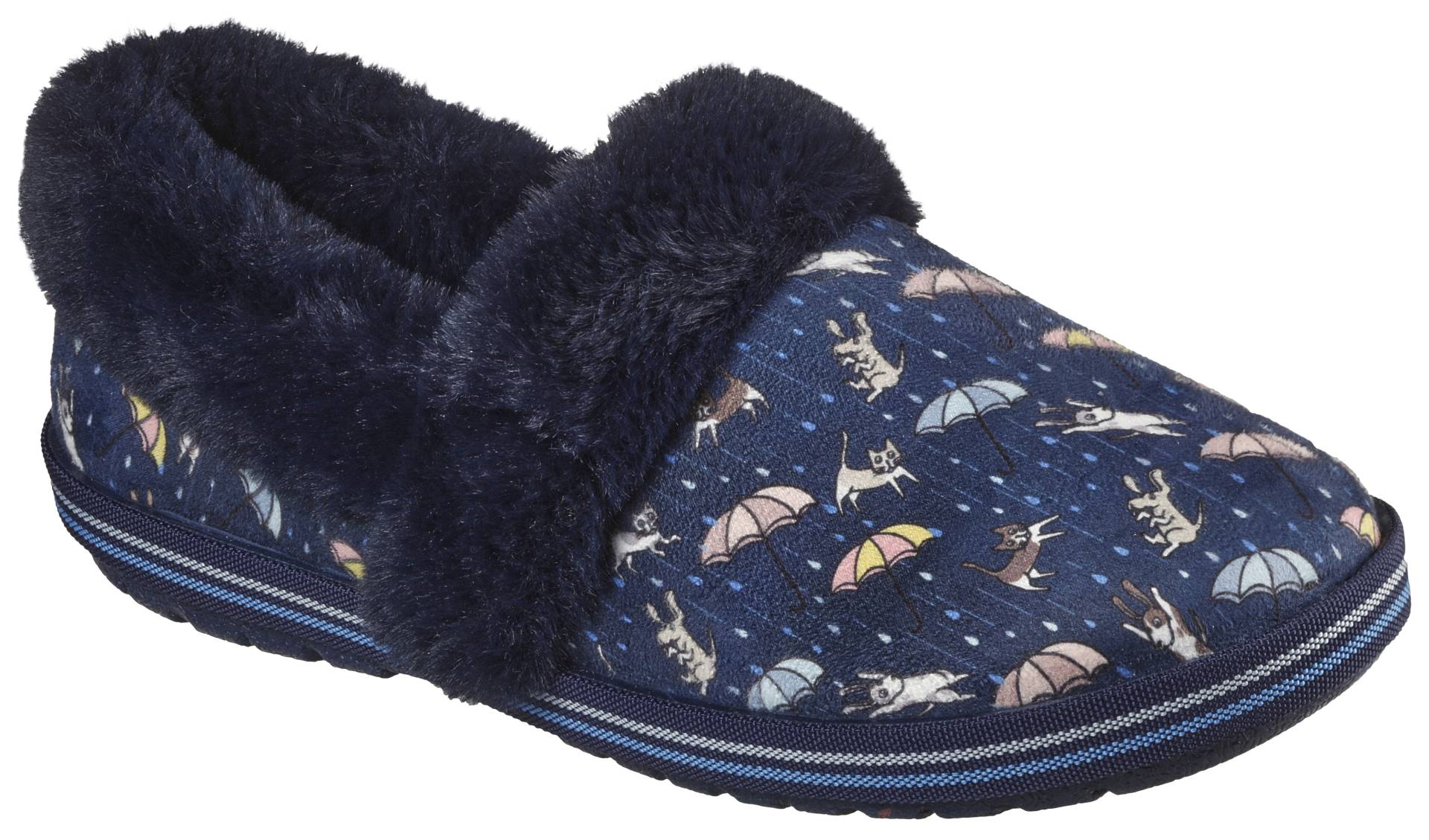 Skechers Pantoffel »TOO COZY MOVIE NIGHT«, mit witzigem Hunde- und Katzenprint von Skechers