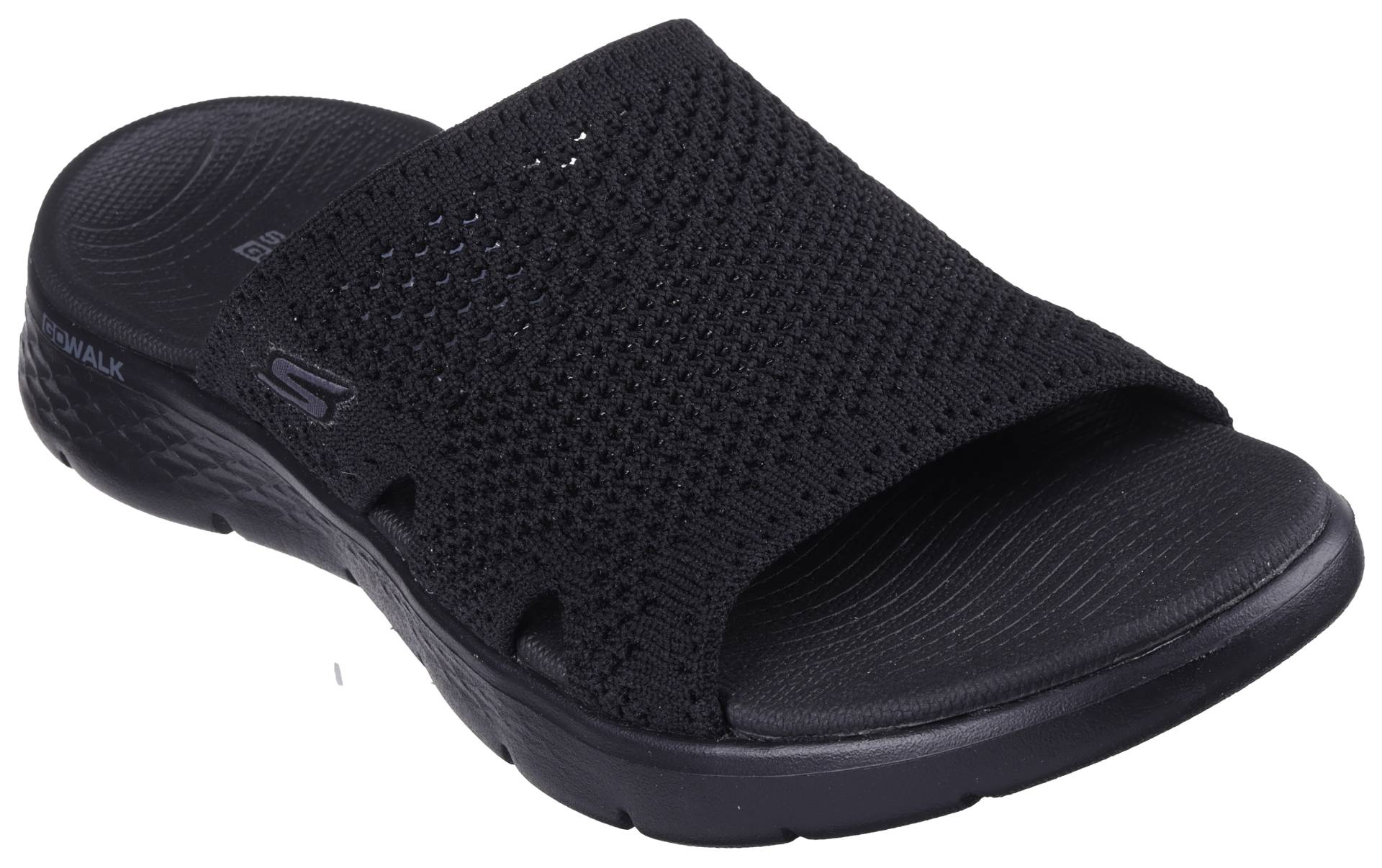 Skechers Pantolette »GO WALK FLEX SANDAL-ELATION«, Keilabsatz, Sommerschuh, Schlappen mit Goga Mat Footbed von Skechers