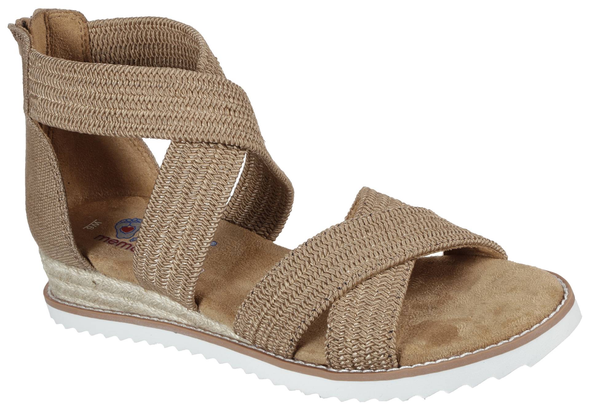 Skechers Sandale »DESERT KISS-«, Sommerschuh, Sandalette, Keilabsatz, mit Fersenreissverschluss von Skechers