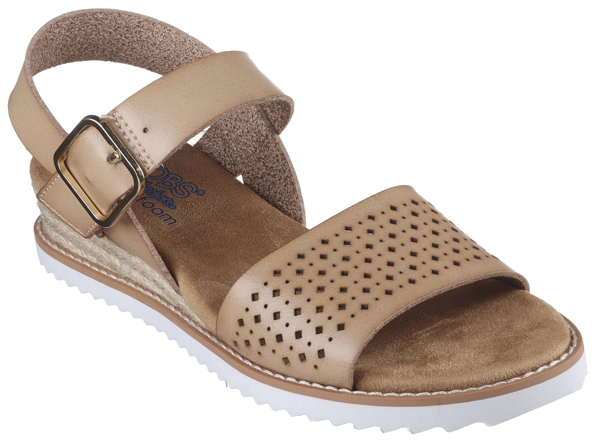 Skechers Sandale »DESERT KISS-SUNNY FLAIR Vegan«, Sommerschuh, Sandalette, Riemchensandale, mit Memory Foam von Skechers