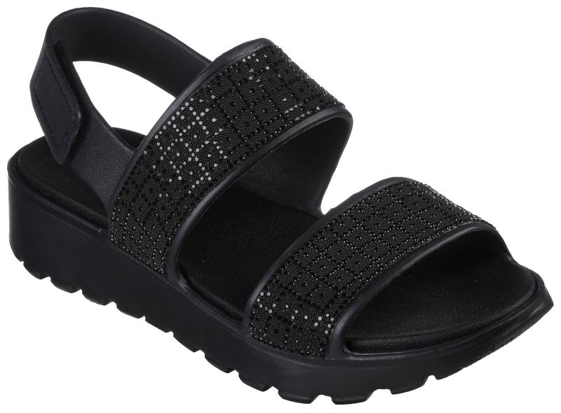 Skechers Sandale »FOOTSTEPS-«, Sommerschuh, Sandalette, Klettschuh, in funkelnder Optik von Skechers