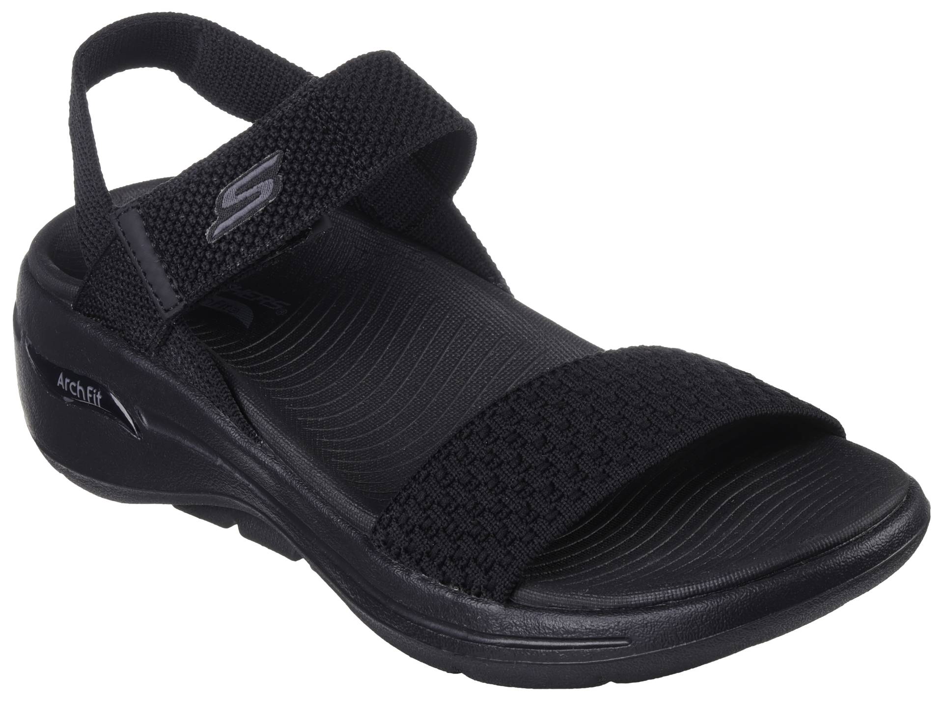 Skechers Sandale »GO WALK ARCH FIT SANDAL-POLISHED«, Sommerschuh, Sandalette, Klettschuh, für Maschinenwäsche geeignet von Skechers