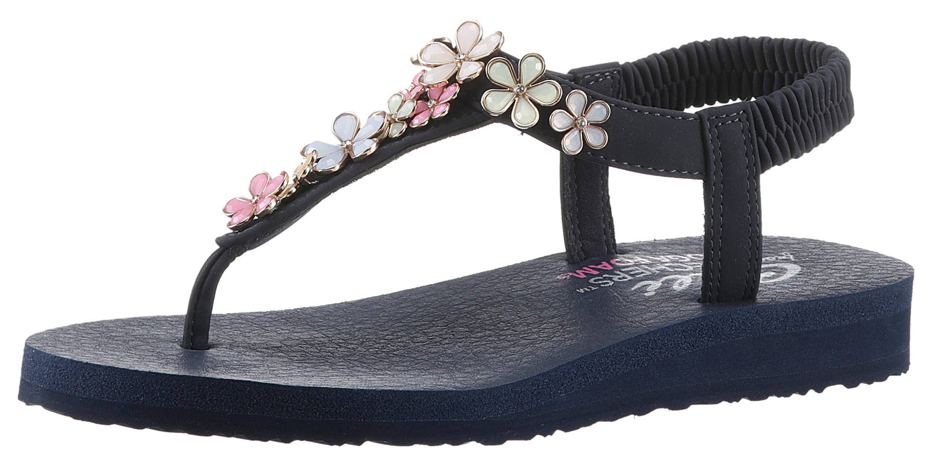 Skechers Sandale »MEDITATION-GLASS DAISY«, Sommerschuh, Sandalette, Riemchensandale, mit Yoga Foam von Skechers