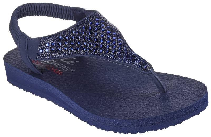 Skechers Sandale »MEDITATION-ROCKSTAR«, Sommerschuh, Sandalette, Riemchensandale, mit Glitzersteinen von Skechers