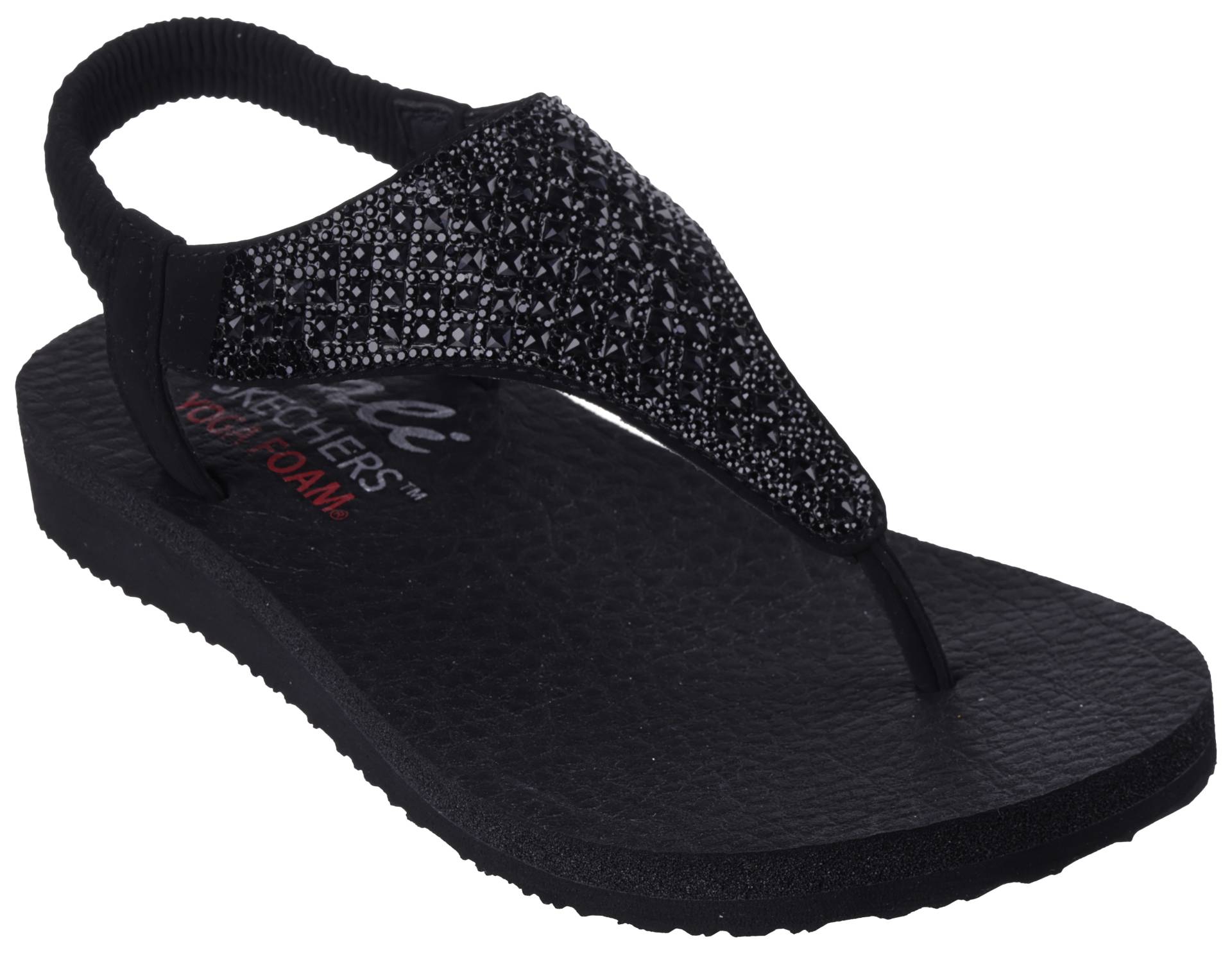 Skechers Sandale »MEDITATION-ROCKSTAR«, Sommerschuh, Sandalette, Riemchensandale, mit Glitzersteinen von Skechers