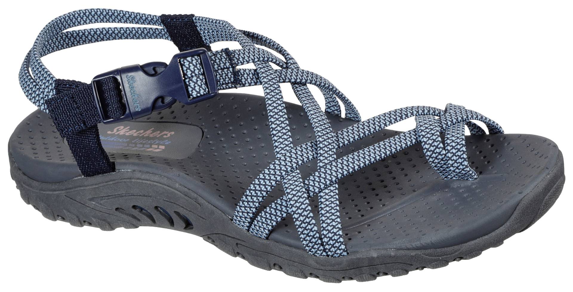 Skechers Sandale »REGGAE-IRIE MON«, Sommerschuh, Sandalette, Keilabsatz, mit Stretch Fit Funktion von Skechers