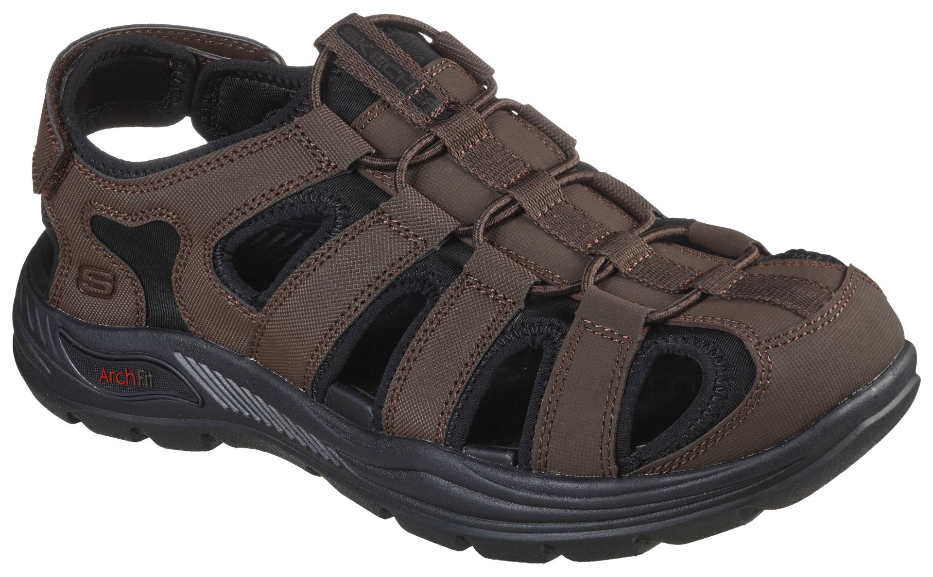 Skechers Sandale »VERLANDER«, Sommerschuh, Klettschuh, Freizeitsandale, mit Klett an der Ferse von Skechers