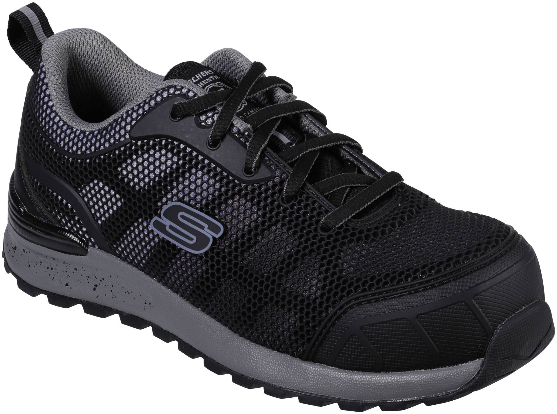 Skechers Sicherheitsschuh »BULKLIN-LYNDALE«, rutschhemmende stark profilierte Gummi-Laufsohle, EN ISO 20345:2011 Skechers Sicherheitsschuh »BULKLIN-LYNDALE«, rutschhemmende stark profilierte Gummi-Laufsohle, EN ISO 20345:2011 von Skechers