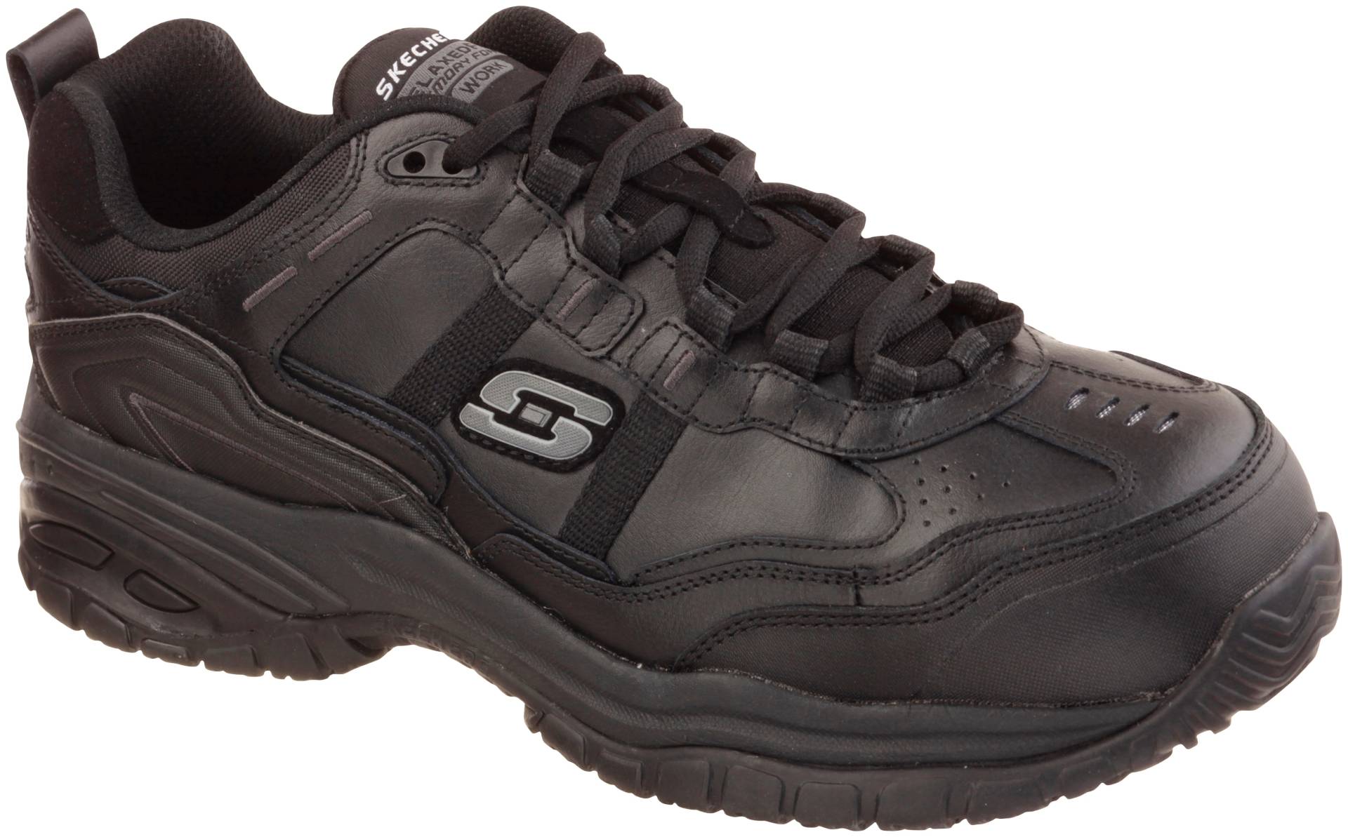 Skechers Sicherheitsschuh »SOFT STRIDE - GRINELL«, SB FO SRA, aus echtem Leder mit Memory Foam Einlegesohle von Skechers