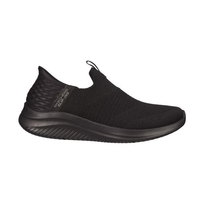 Skechers Slip Ins Damen-Schlupfschuh aus Strick Stretch Fit schwarz, 41 von Skechers