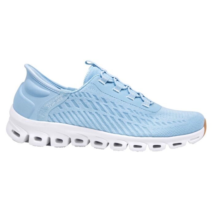 Skechers Slip Ins Damen mit stabiler Fersenkappe himmelblau von Skechers