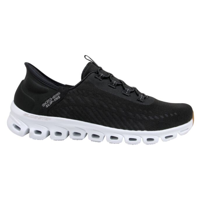 Skechers Slip Ins Damen mit stabiler Fersenkappe schwarz-weiss von Skechers