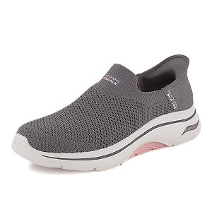 Skechers Slip-Ins Go Walk Arch Fit Damen Grau von Skechers