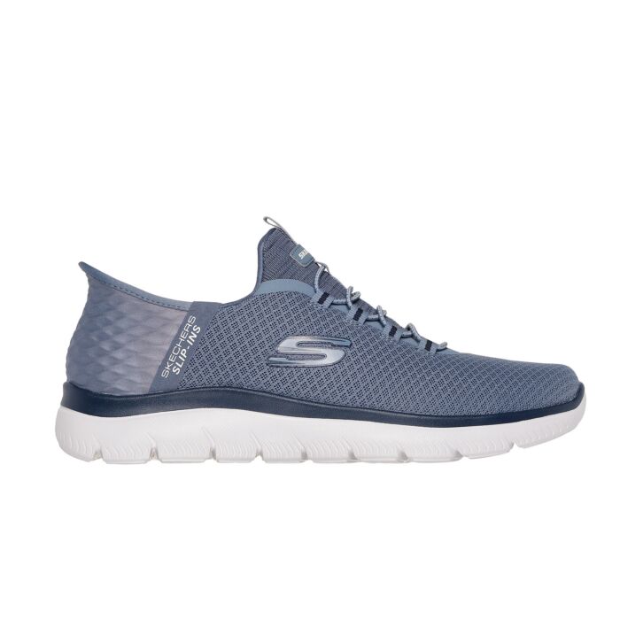 Skechers Slip Ins Schlupfschuh für Herren hellblau von Skechers