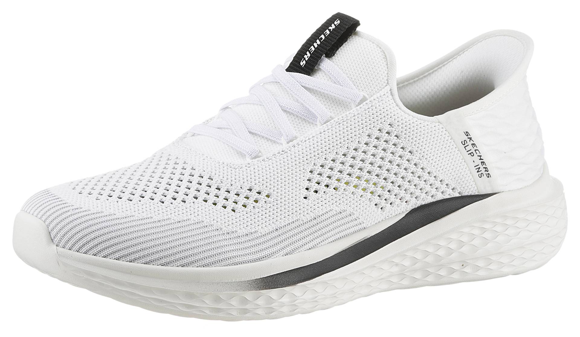 Skechers Slip-On Sneaker »SLADE-QUINTO«, Slipper, Freizeitschuh mit dezenten Kontrastbesatz von Skechers