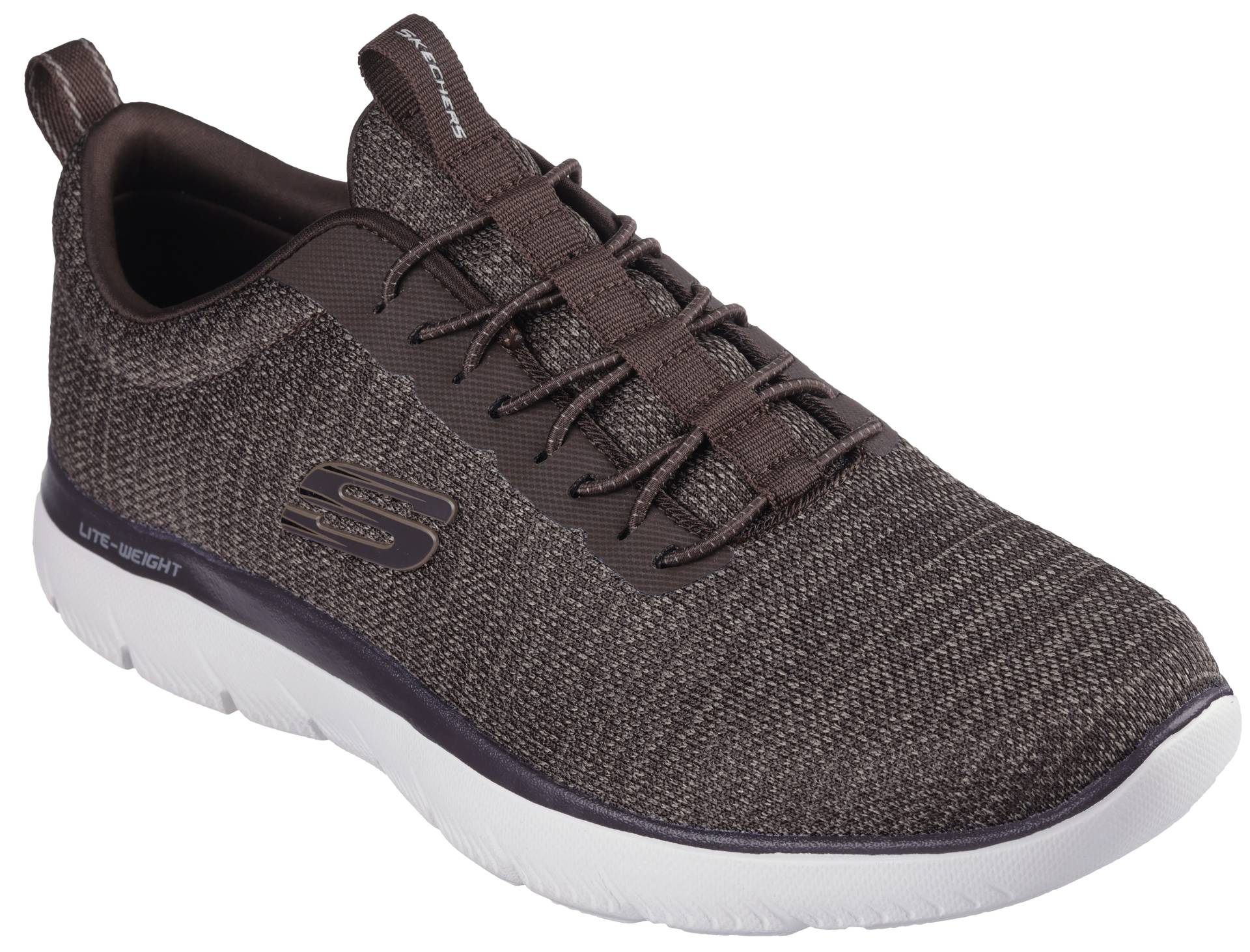 Skechers Slip-On Sneaker »SUMMITS-«, Slipper, Freizeitschuh, Halbschuh mit Elastic Schnürsenkel von Skechers