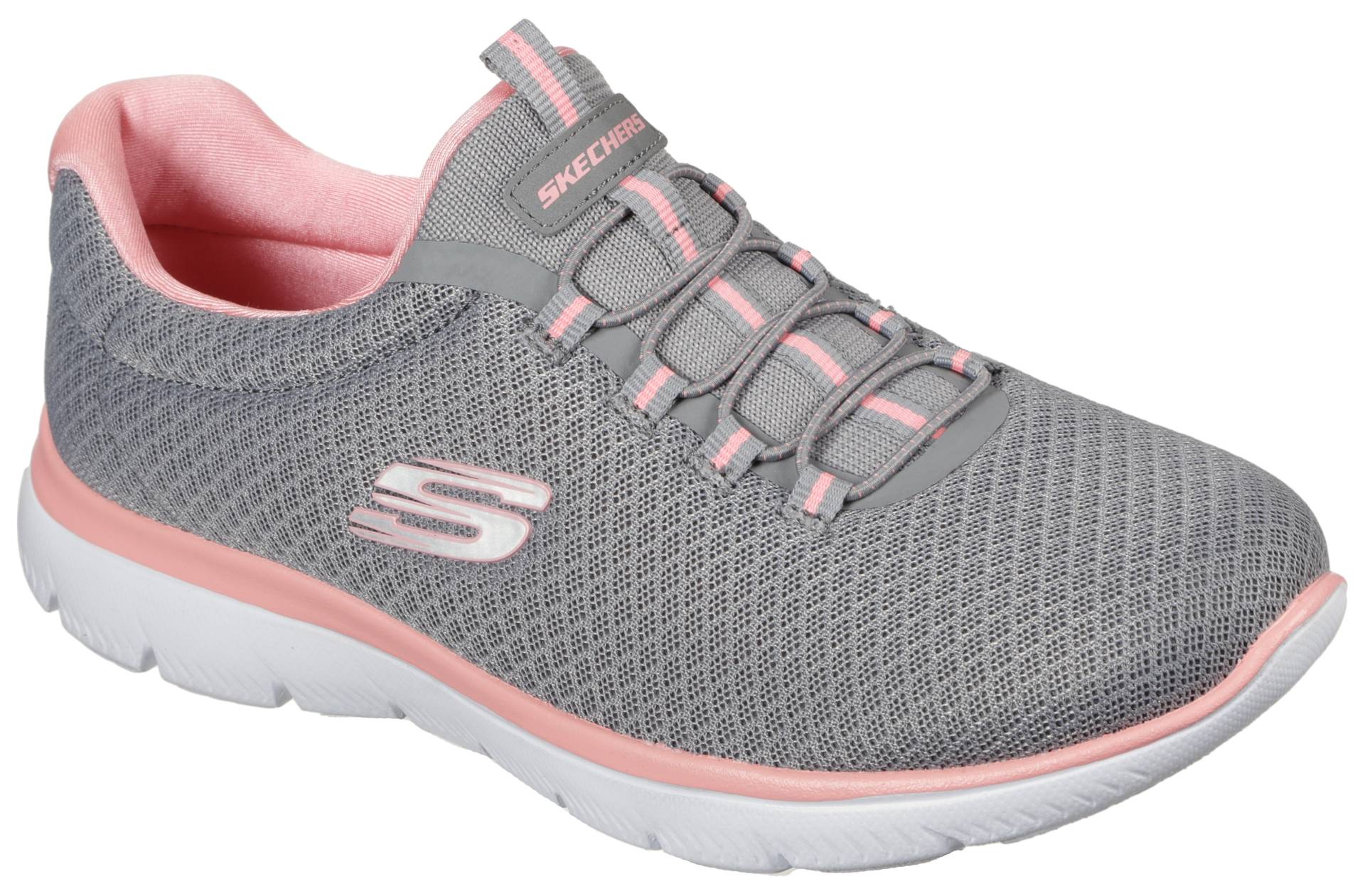 Skechers Slip-On Sneaker »SUMMITS«, Slipper, Freizeitschuh, Komfortschuh mit dezenten Kontrast-Details von Skechers