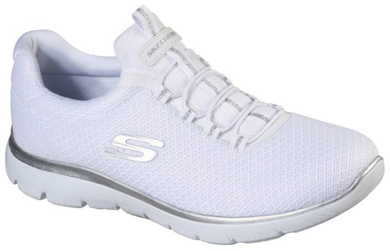 Skechers Slip-On Sneaker »SUMMITS«, Slipper, Freizeitschuh, Komfortschuh mit dezenten Kontrast-Details von Skechers