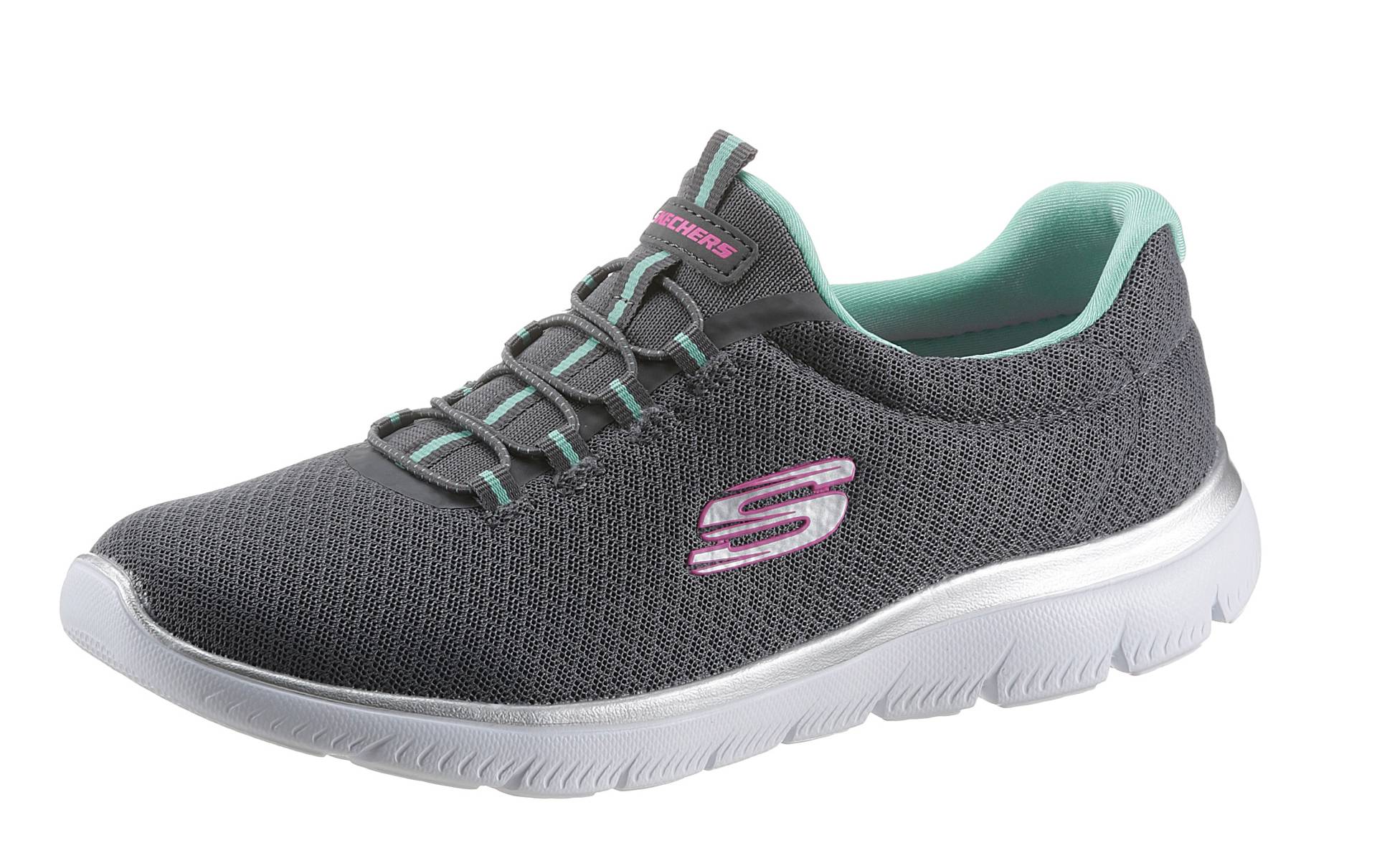 Skechers Slip-On Sneaker »SUMMITS«, Freizeitschuh, Komfortschuh mit stossdämpfender Zwischensohle von Skechers