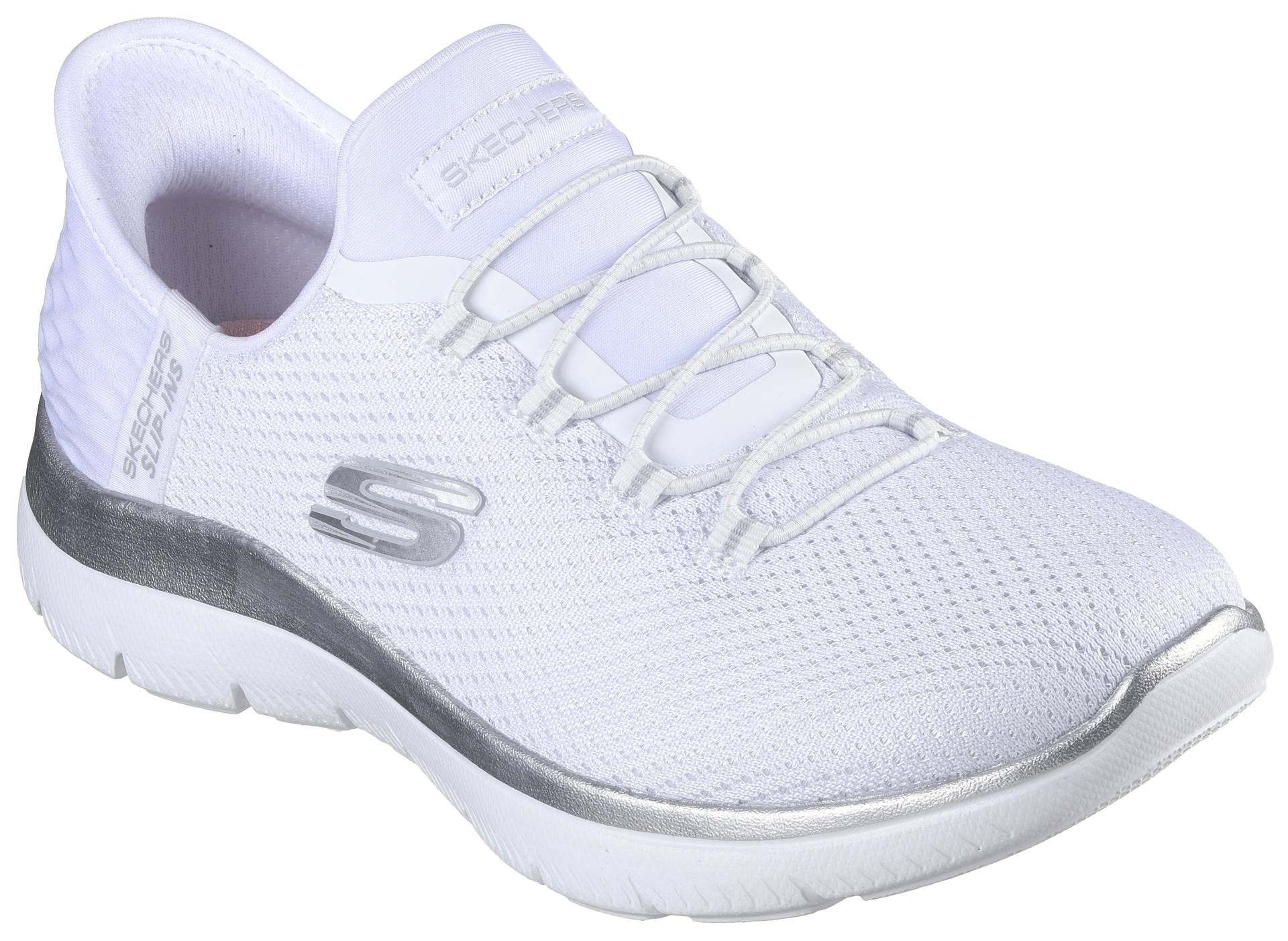 Skechers Slip-On Sneaker »SUMMITS-DIAMOND DREAM«, Schlupfschuh, Slipper, Freizeitschuh mit gepolstertem Schaftrand von Skechers