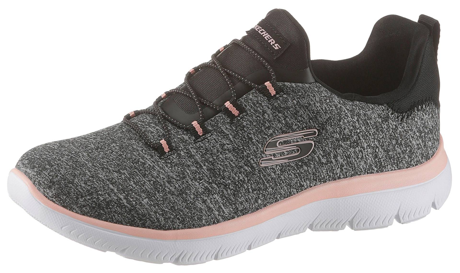 Skechers Slip-On Sneaker »Summits-Quick Getaway«, Slipper, Freizeitschuh, Komfortschuh mit Gummiband von Skechers