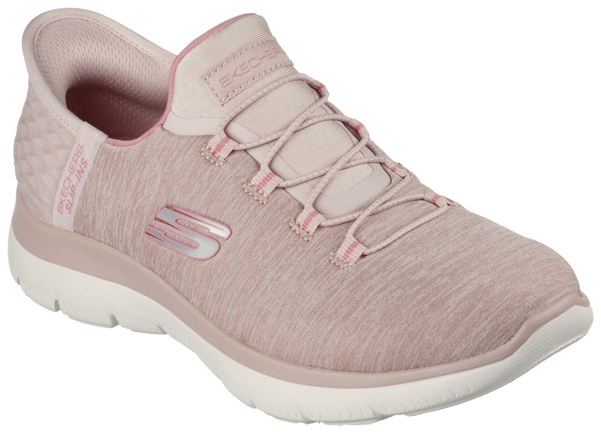 Skechers Slipper »SUMMITS DAZZLING HAZE«, Slip Ins Sneaker, Freizeitschuh mit dezenten Kontrastdetails von Skechers