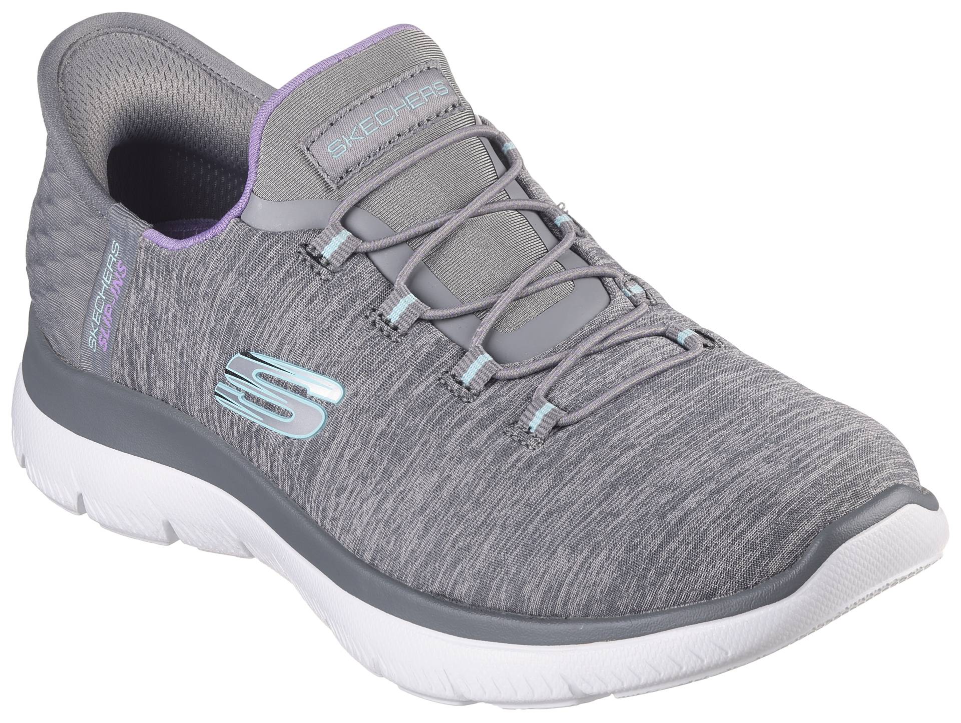 Skechers Slipper »SUMMITS DAZZLING HAZE«, Slip Ins Sneaker, Freizeitschuh mit dezenten Kontrastdetails von Skechers