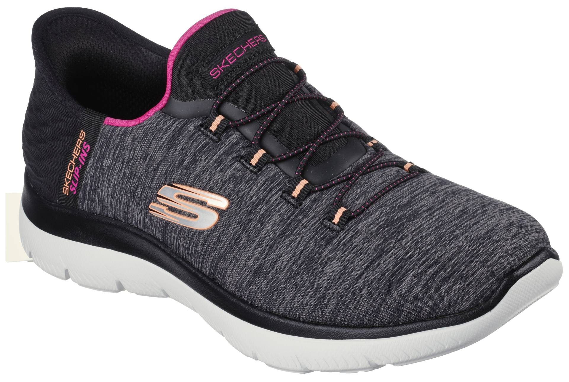 Skechers Slipper »SUMMITS DAZZLING HAZE«, Slip Ins Sneaker, Freizeitschuh mit dezenten Kontrastdetails von Skechers