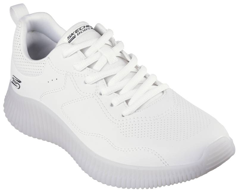 Skechers Sneaker »BOBS GEO-HOW DEBONAIR«, Freizeitschuh, Halbschuh, Schnürschuh im monochrome Look von Skechers