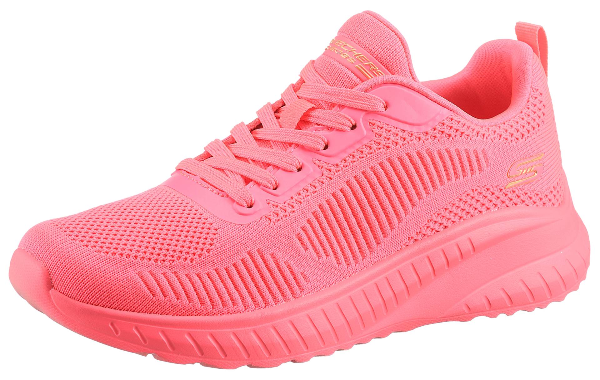 Skechers Sneaker »BOBS SQUAD CHAOS-COOL RYTHMS«, Knitwear-Sneaker, Schnürschuh in veganer Verarbeitung Skechers Sneaker »BOBS SQUAD CHAOS-COOL RYTHMS«, Knitwear-Sneaker, Schnürschuh in veganer Verarbeitung von Skechers