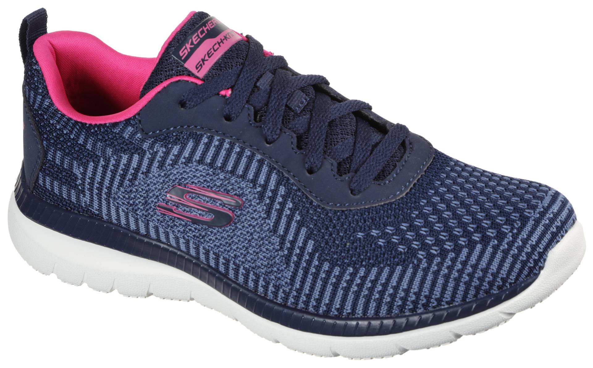 Skechers Sneaker »BOUNTIFUL-PURIST«, in Strick-Optik, Freizeitschuh, Halbschuh, Schnürschuh von Skechers