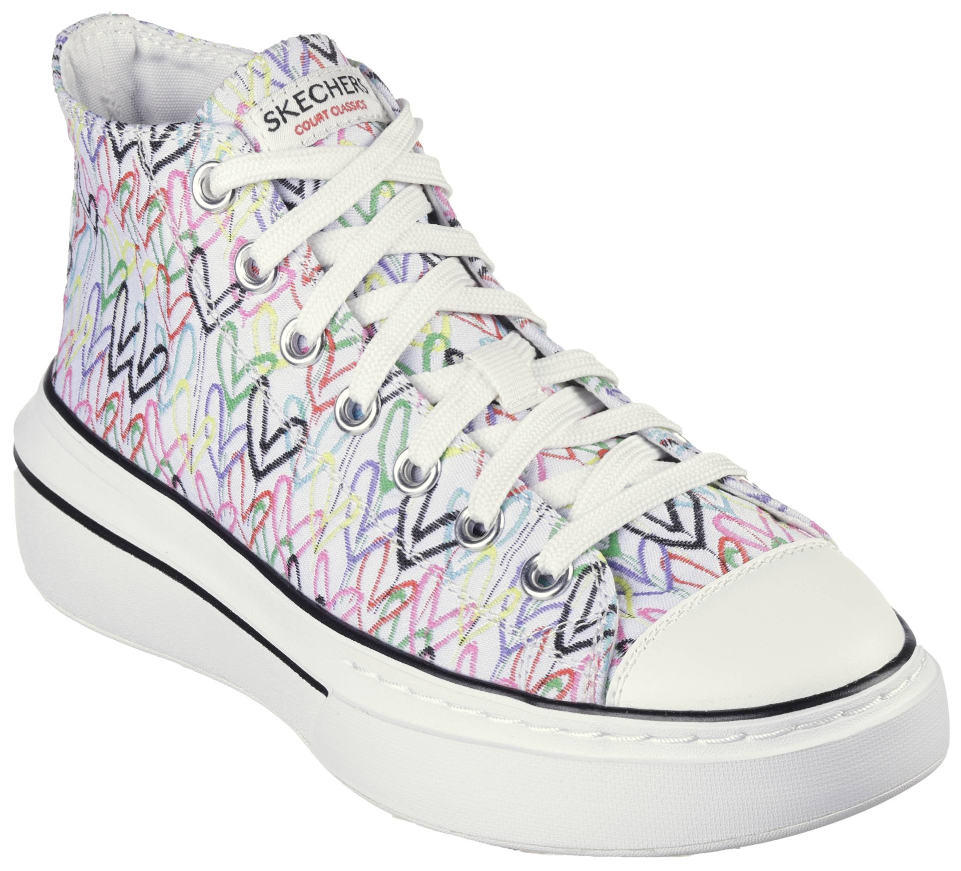 Skechers Sneaker »CORDOVA CLASSIC-LOVE LETTERS«, mit süssem Herzchenprint, Freizeitschuh, Halbschuh, Schnürschuh von Skechers