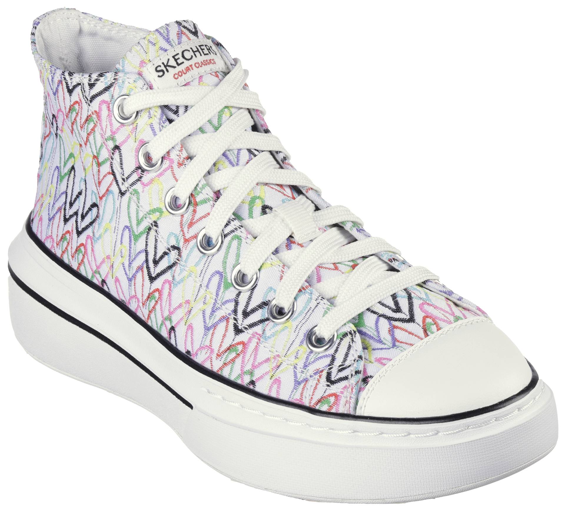 Skechers Sneaker »CORDOVA CLASSIC-LOVE LETTERS«, mit süssem Herzchenprint, Freizeitschuh, Halbschuh, Schnürschuh Skechers Sneaker »CORDOVA CLASSIC-LOVE LETTERS«, mit süssem Herzchenprint, Freizeitschuh, Halbschuh, Schnürschuh von Skechers
