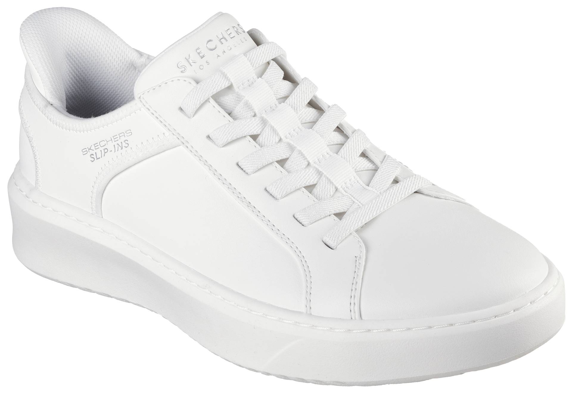 Skechers Sneaker »Court Break Double Vented«, Retro Sneaker, Schnürschuh, Court Sneaker mit gepolsterter Innensohle von Skechers