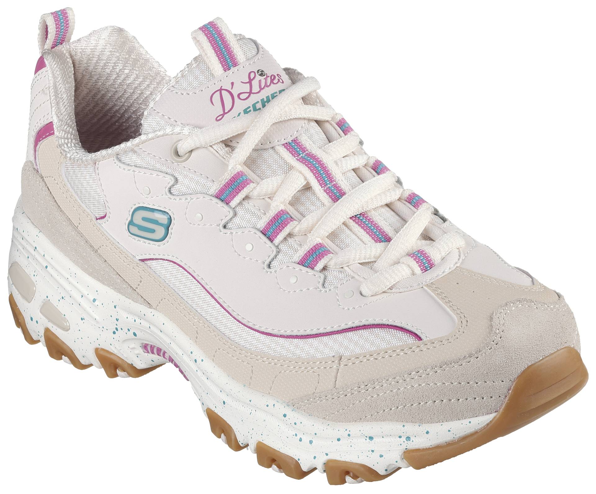 Skechers Sneaker »D'LITES-BOLD VIEWS«, Freizeitschuh, Halbschuh, Schnürschuh mit Air-Cooled Memory Foam von Skechers