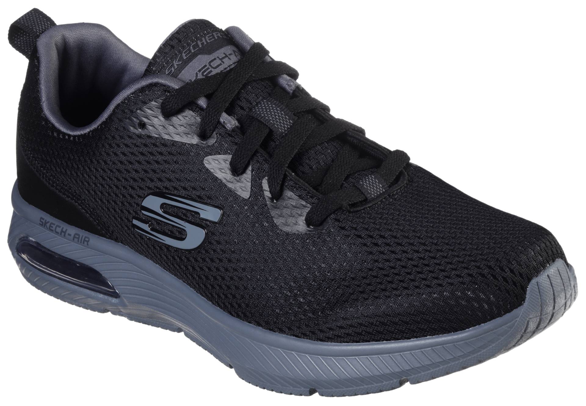 Skechers Sneaker »DYNA-AIR«, mit gepolstertem Schaftrand, Freizeitschuh, Halbschuh, Schnürschuh von Skechers