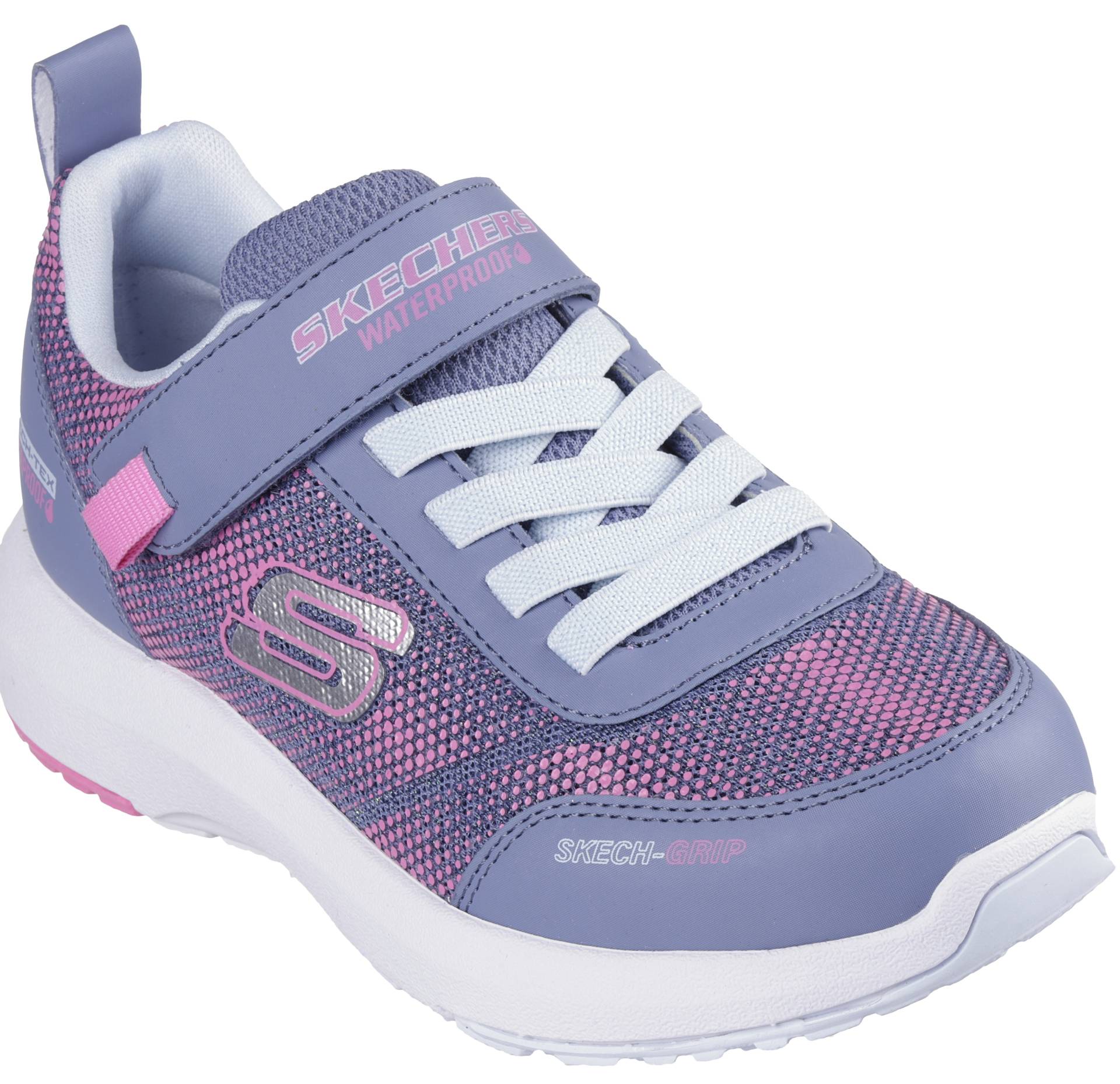 Skechers Sneaker »DYNAMIC TREAD«, Freizeitschuh, Klettschuh mit glänzendem Textileinsatz von Skechers