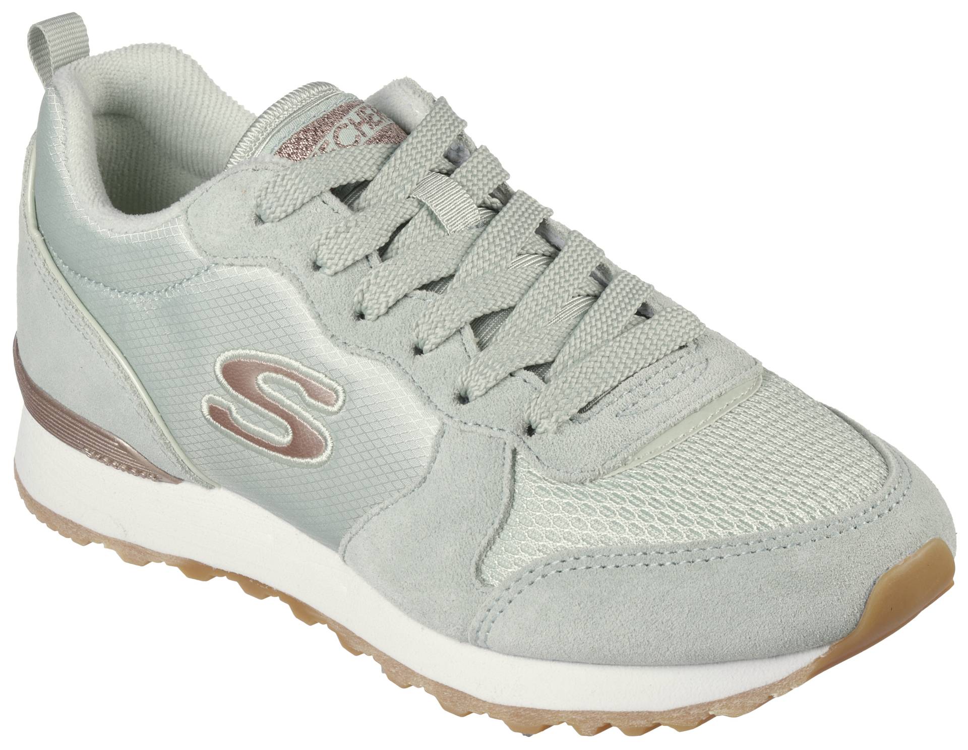 Skechers Sneaker »OG 85 - GOLDN GURL«, Freizeitschuh, Halbschuh, Schnürschuh mit Air-Cooled Memory Foam von Skechers