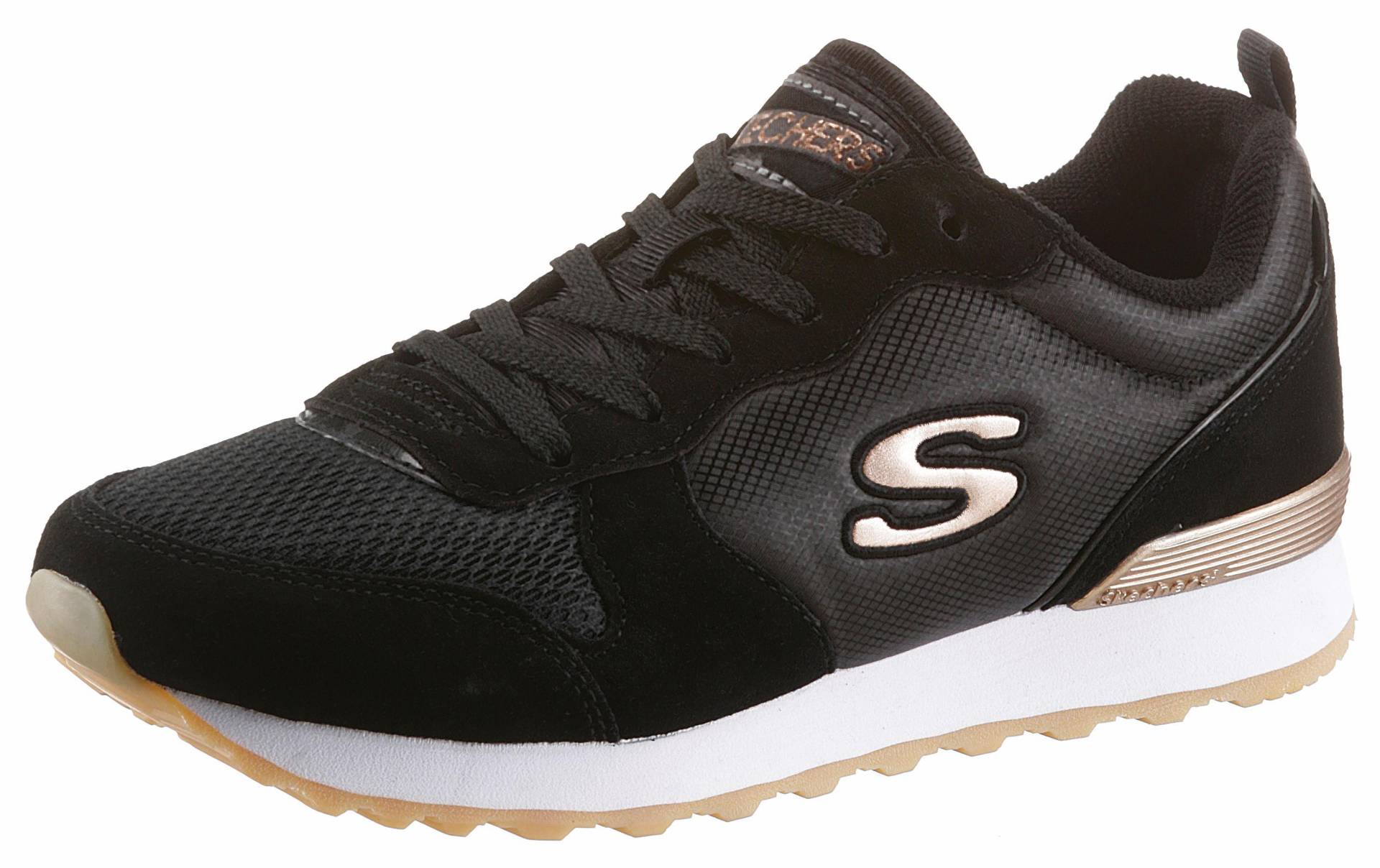 Skechers Sneaker »OG 85 - GOLDN GURL«, Schnürschuh, Original-Retro-Jogginschuh mit Air-Cooled Memory Foam® von Skechers